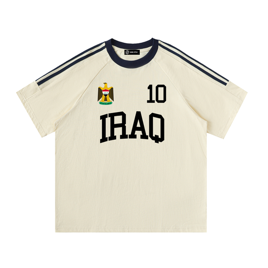 Iraq Crewneck T-Shirt | World Cup 2026 Fan Tee