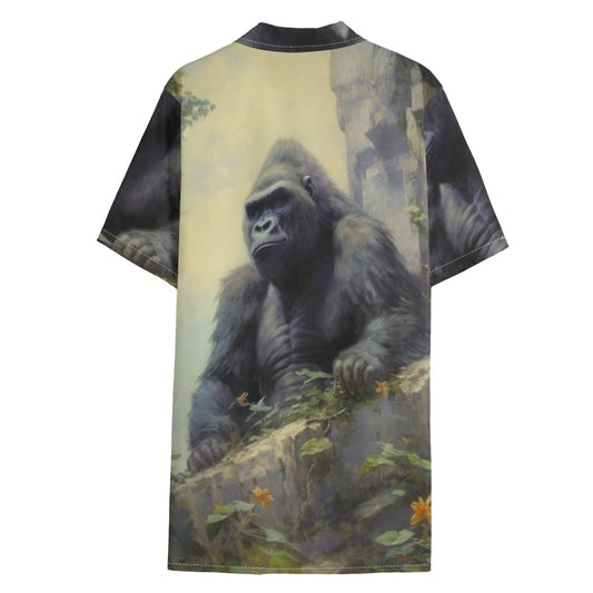 Mountain Gorilla Hawaiian Shirt – All-Over Print