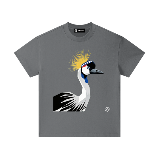 Crowned Crane Rwanda Kids T-Shirt – 100% Cotton