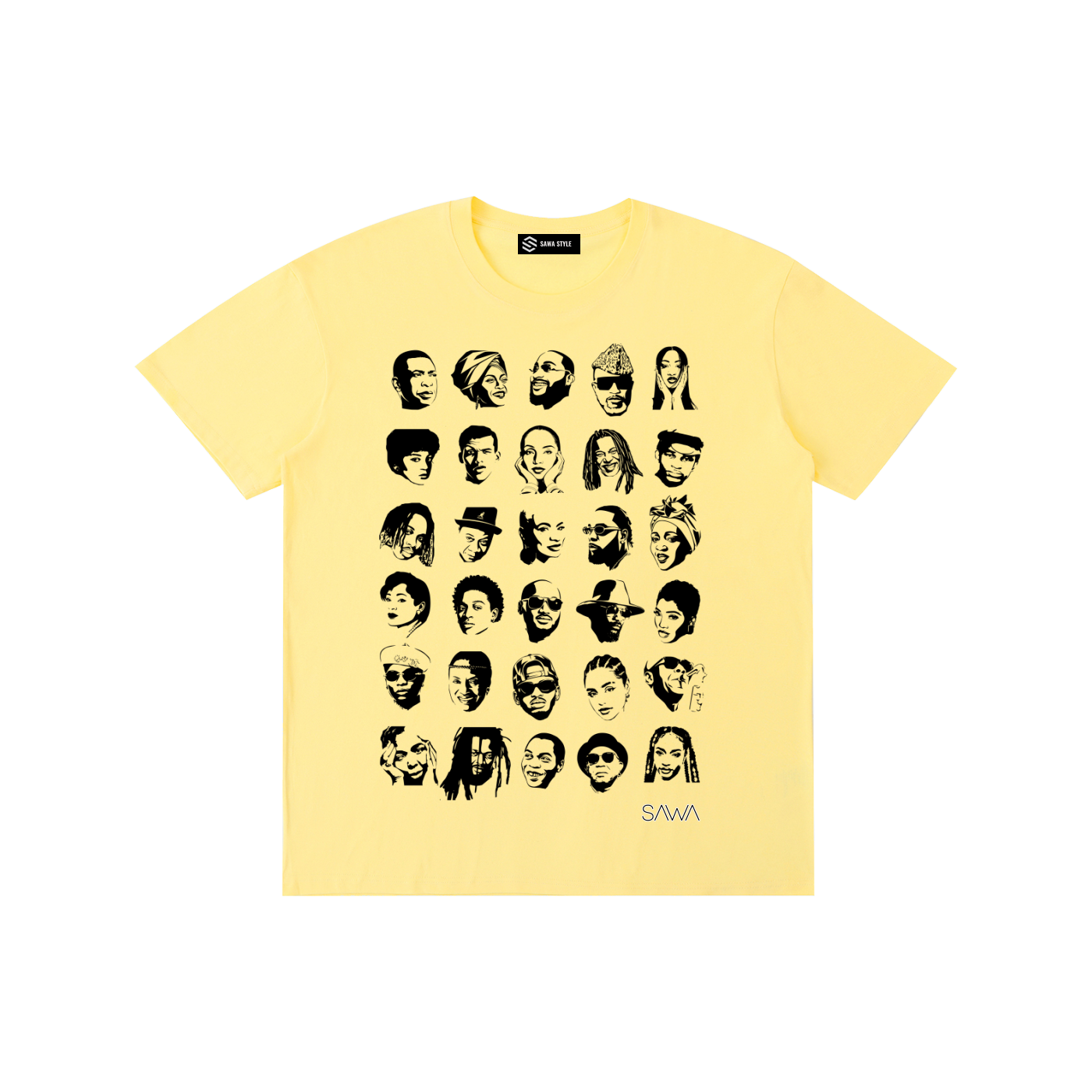 African Music Legends Portrait T-Shirt