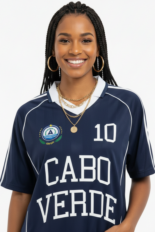 Cabo Verde 2026 World Cup Soccer Jersey – Oversized Unisex Fit