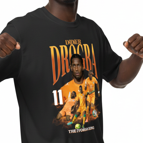 Drogba Unisex Cotton T-Shirt