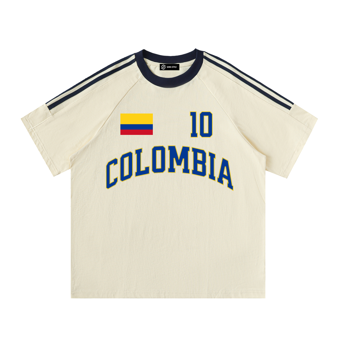 colombia Crewneck Cotton T-Shirt