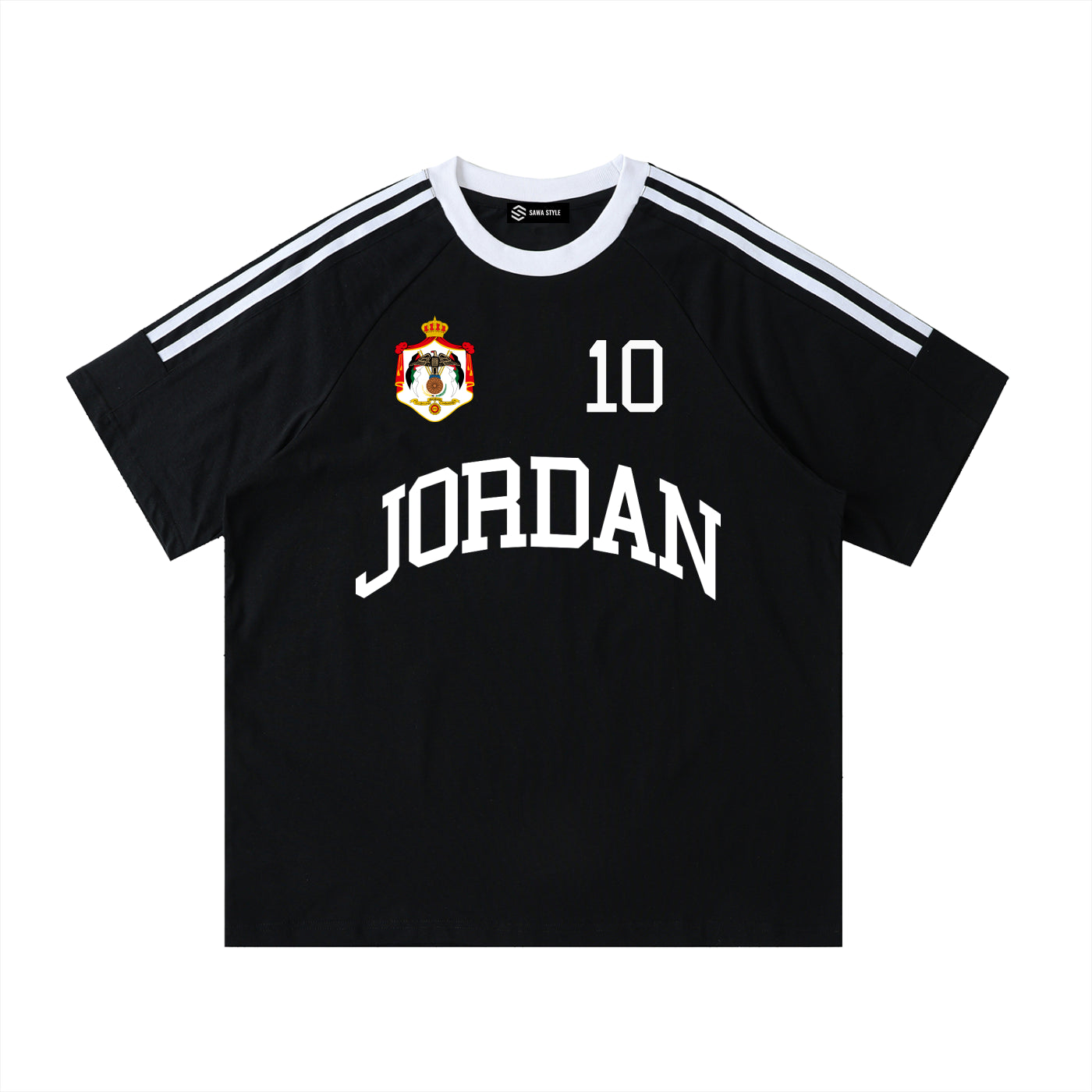 Jordan Coat of arms Crewneck T-Shirt – Unisex 100% Cotton