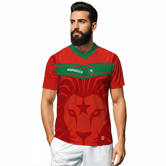 Morocco Atlas Lions Soccer Jersey – World Cup 2026 Fan Kit