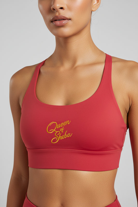 Queen of Sheba Criss-Cross Sports Bra