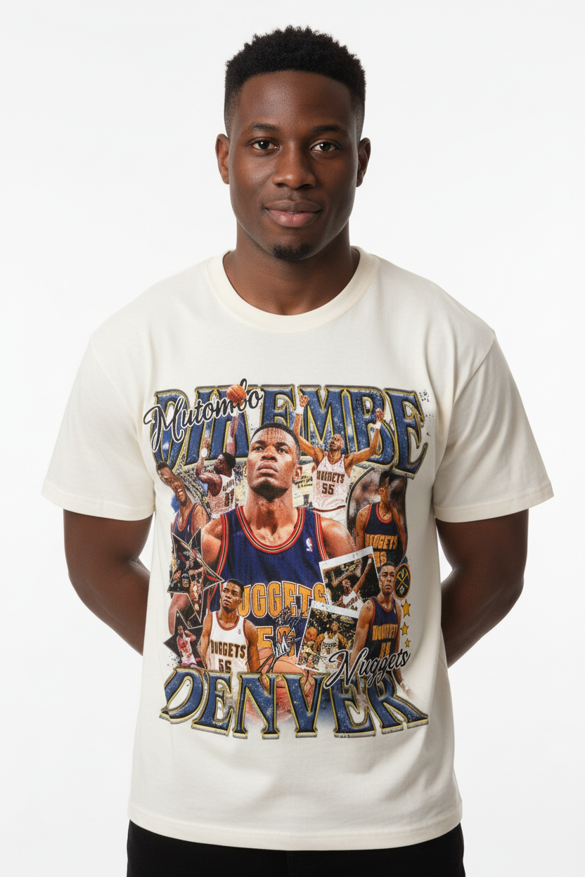 Dikembe Mutombo Vintage Wash Distressed T-Shirt — Unisex