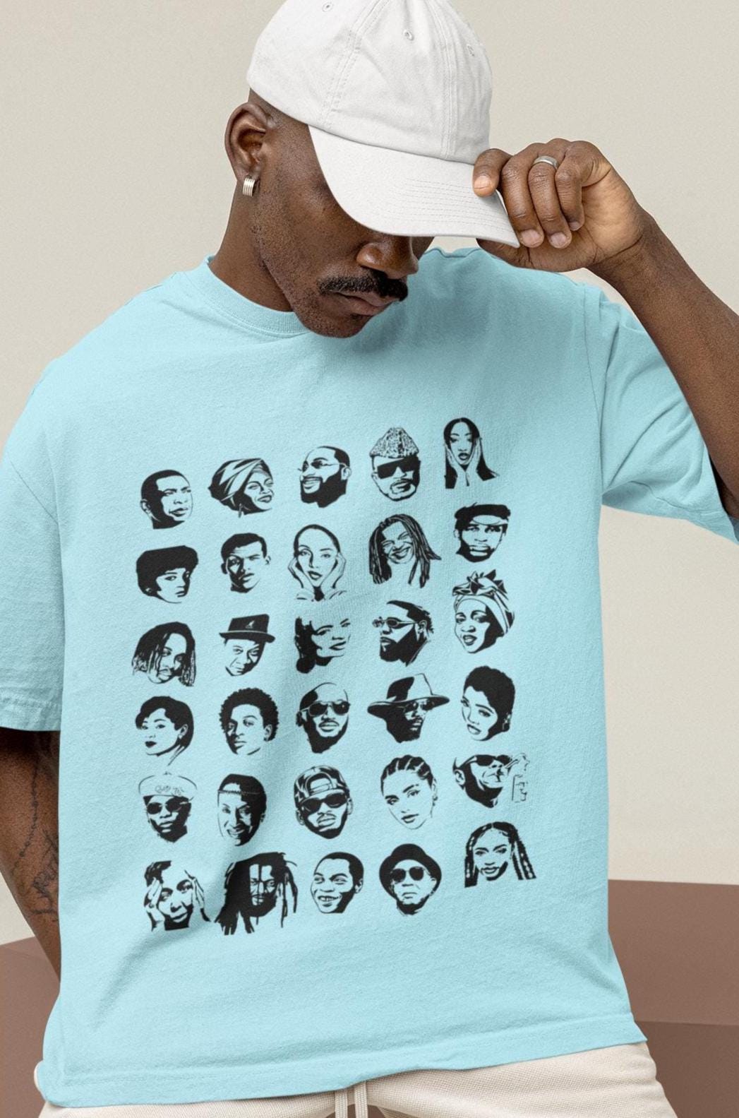 African Music Legends Portrait T-Shirt