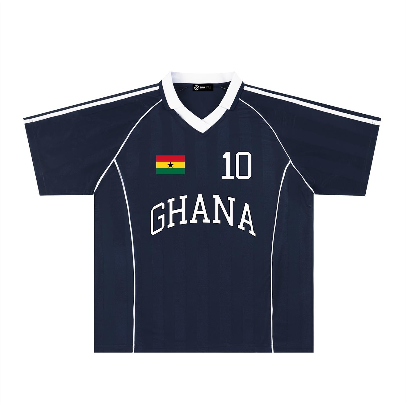 Ghana Black Stars Football Jersey – Personalized Name & Number