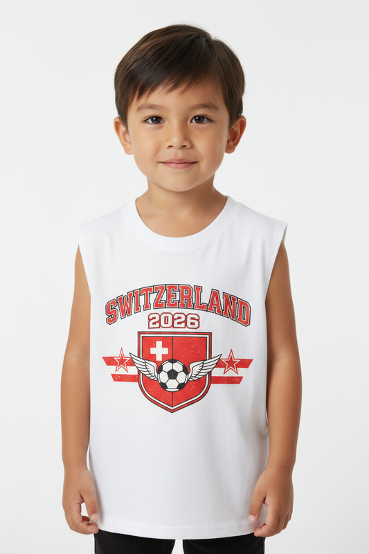 switzerland World Cup 2026 Kids' Tank Top