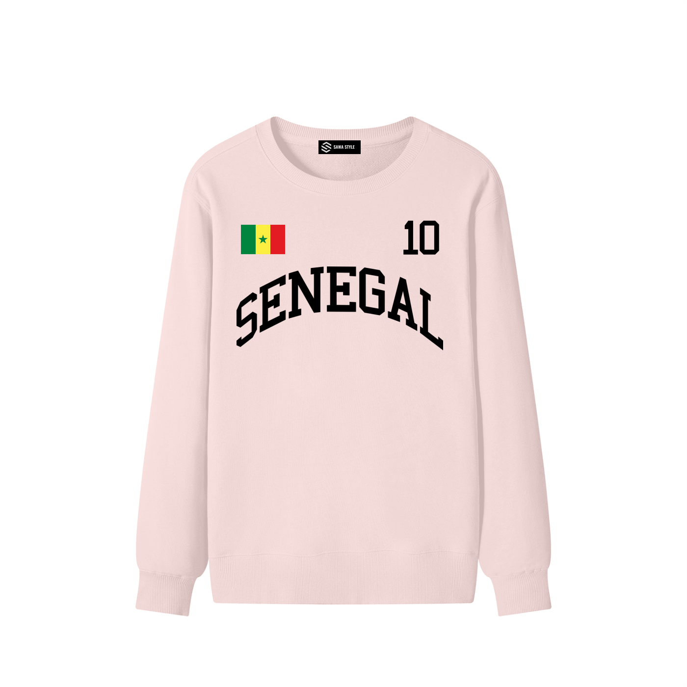 Senegal Classic Drop-Shoulder Sweatshirt – Unisex 100% Cotton