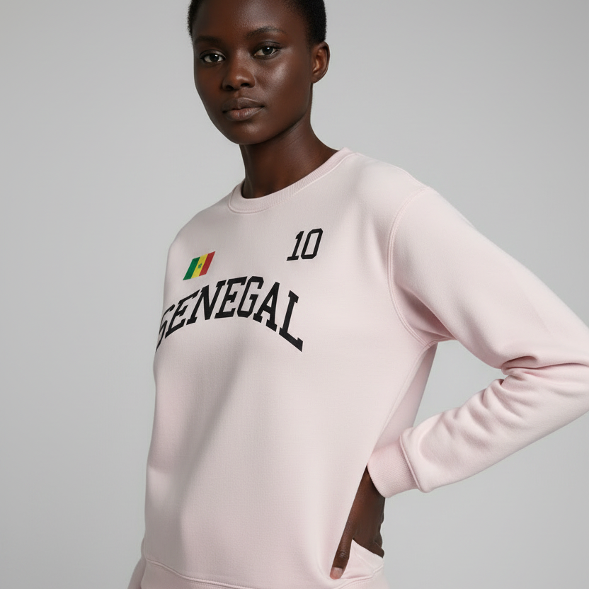 Senegal Classic Drop-Shoulder Sweatshirt – Unisex 100% Cotton