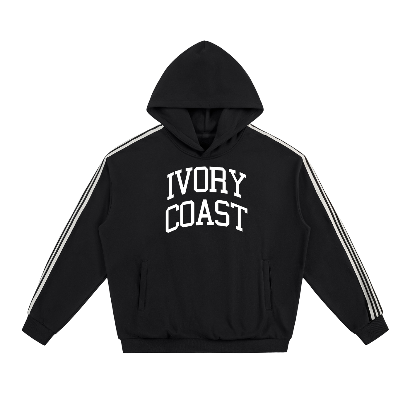 Ivory Coast (Côte d'Ivoire) Side Stripe Drop-Shoulder Hoodie