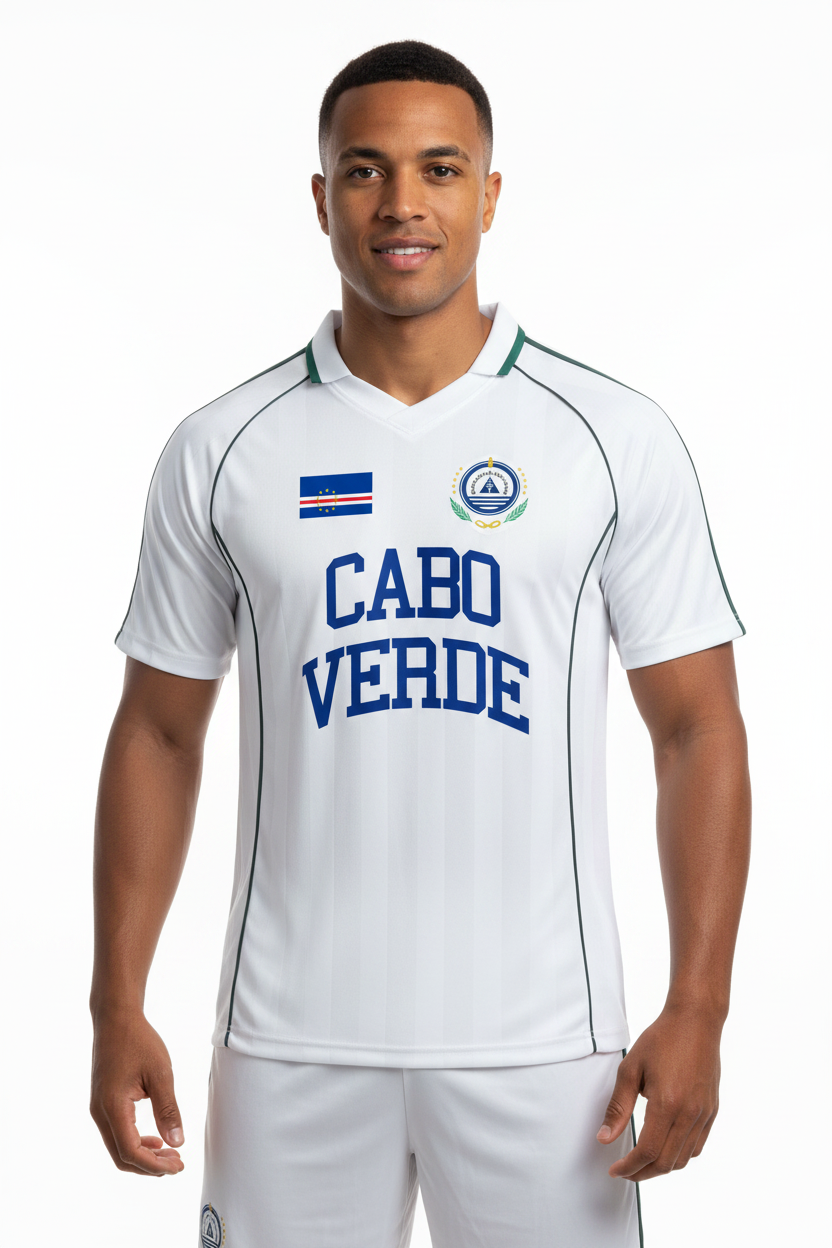 Cabo Verde Stripe Collared Jersey