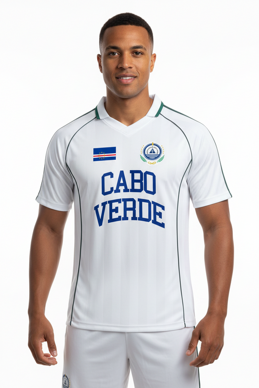 Cabo Verde Stripe Collared Jersey