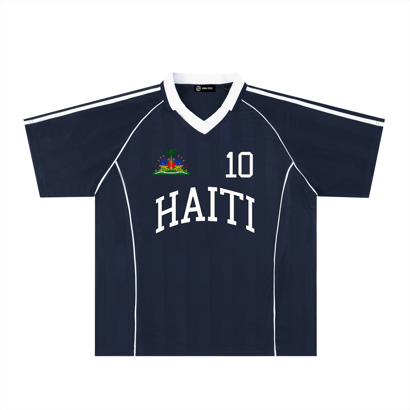 Haiti National Coat of Arms Soccer Jersey – Unisex Oversized Fit – World Cup 2026