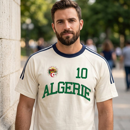 Algeria Sports Crewneck Cotton T-Shirt