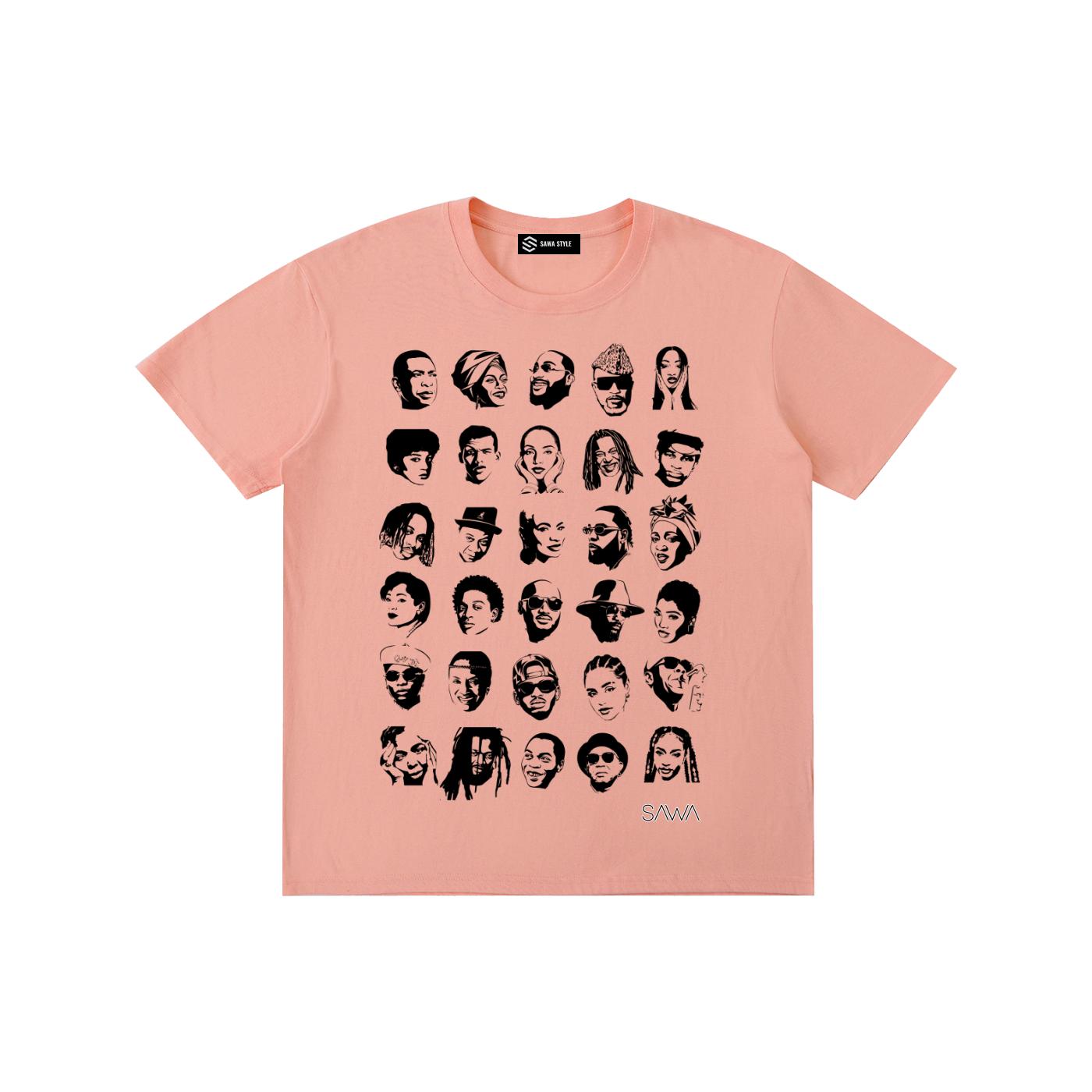African Music Legends Portrait T-Shirt