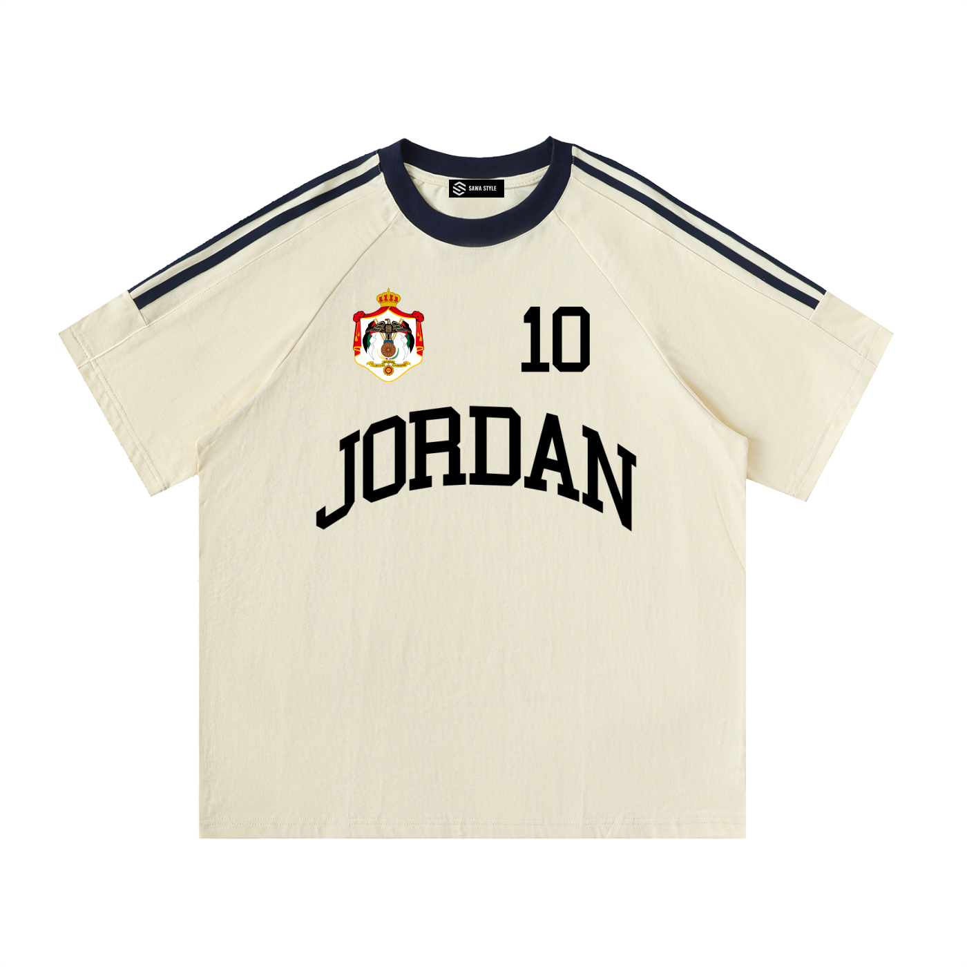 Jordan Coat of arms Crewneck T-Shirt – Unisex 100% Cotton