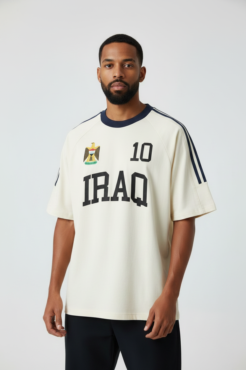 Iraq Crewneck T-Shirt | World Cup 2026 Fan Tee