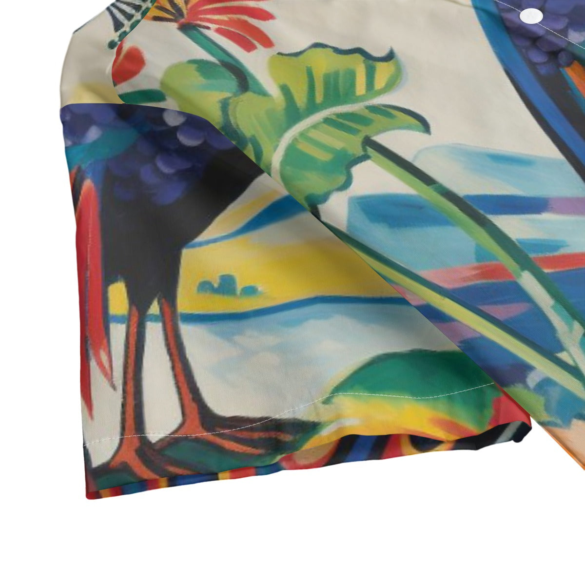 African Peacock Hawaiian Shirt – All-Over Print