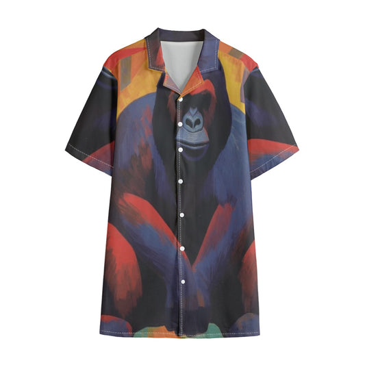 Mountain Gorilla Hawaiian Shirt – All-Over Print
