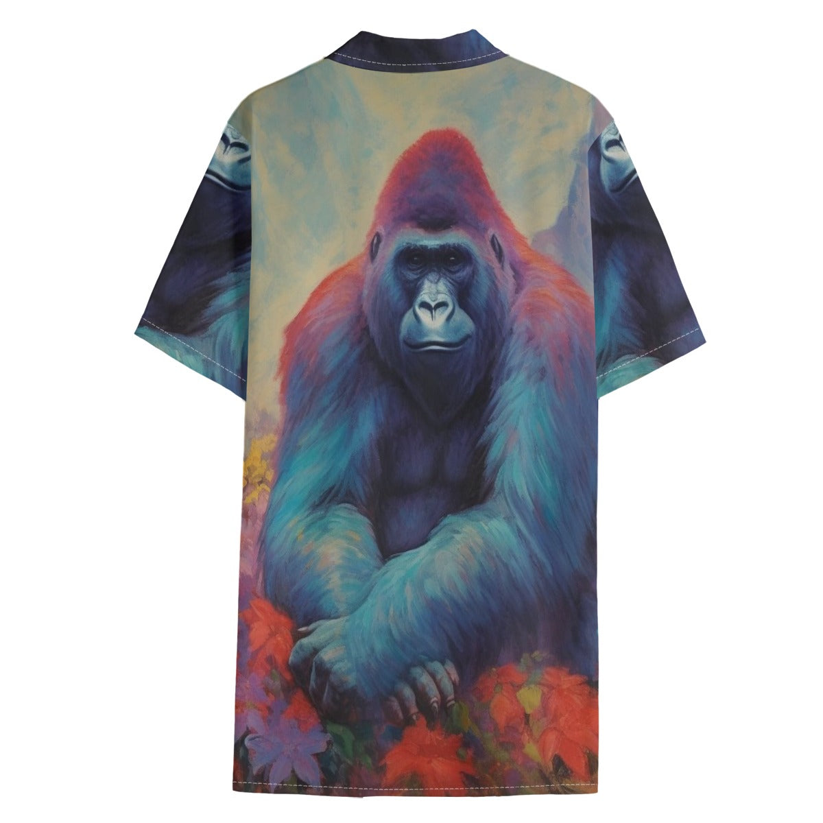 Mountain Gorilla Hawaiian Shirt – All-Over Print