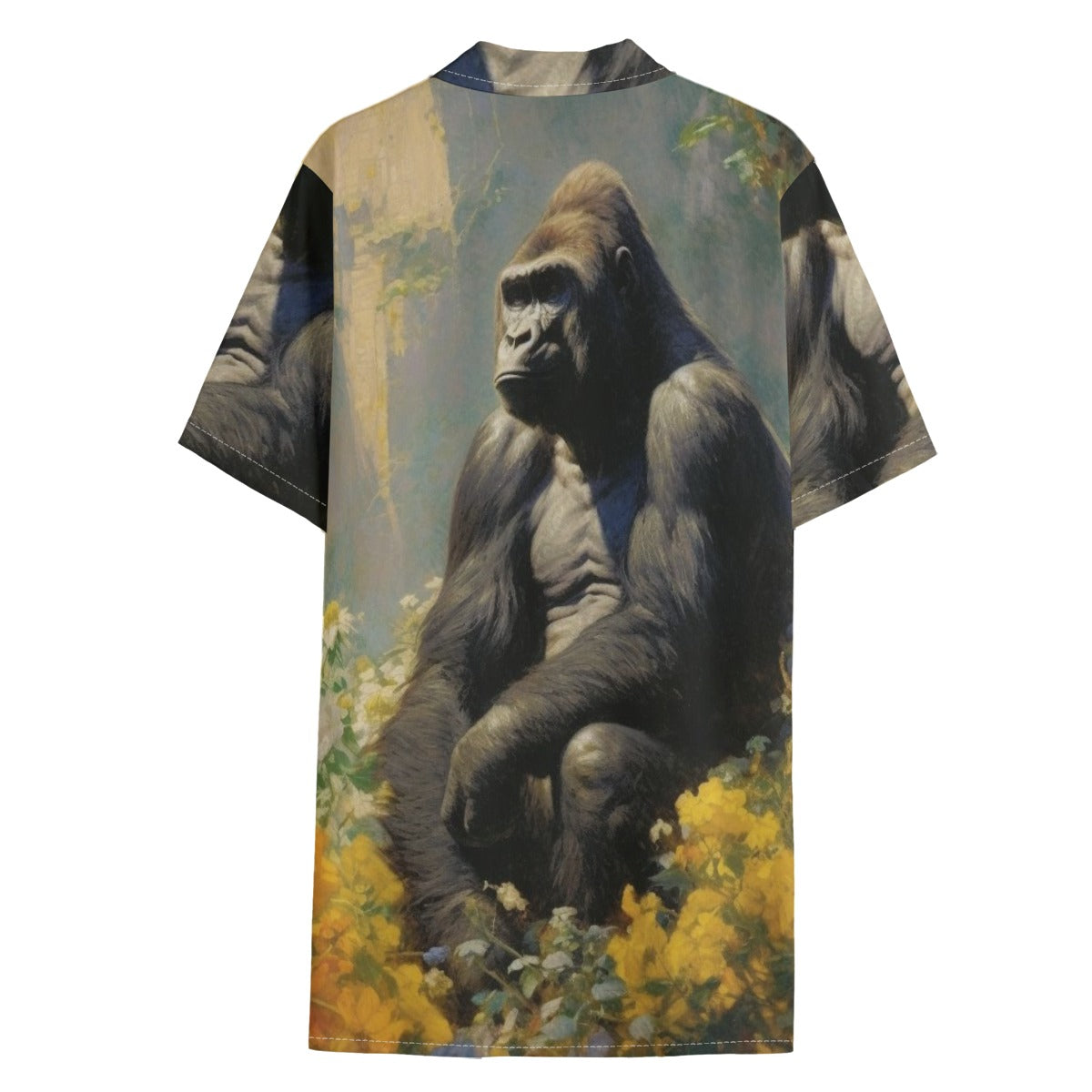 Mountain Gorilla Hawaiian Shirt – All-Over Print