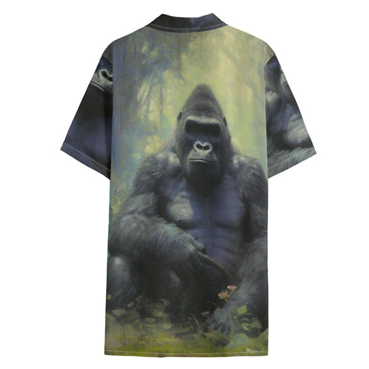 Mountain Gorilla Hawaiian Shirt – All-Over Print