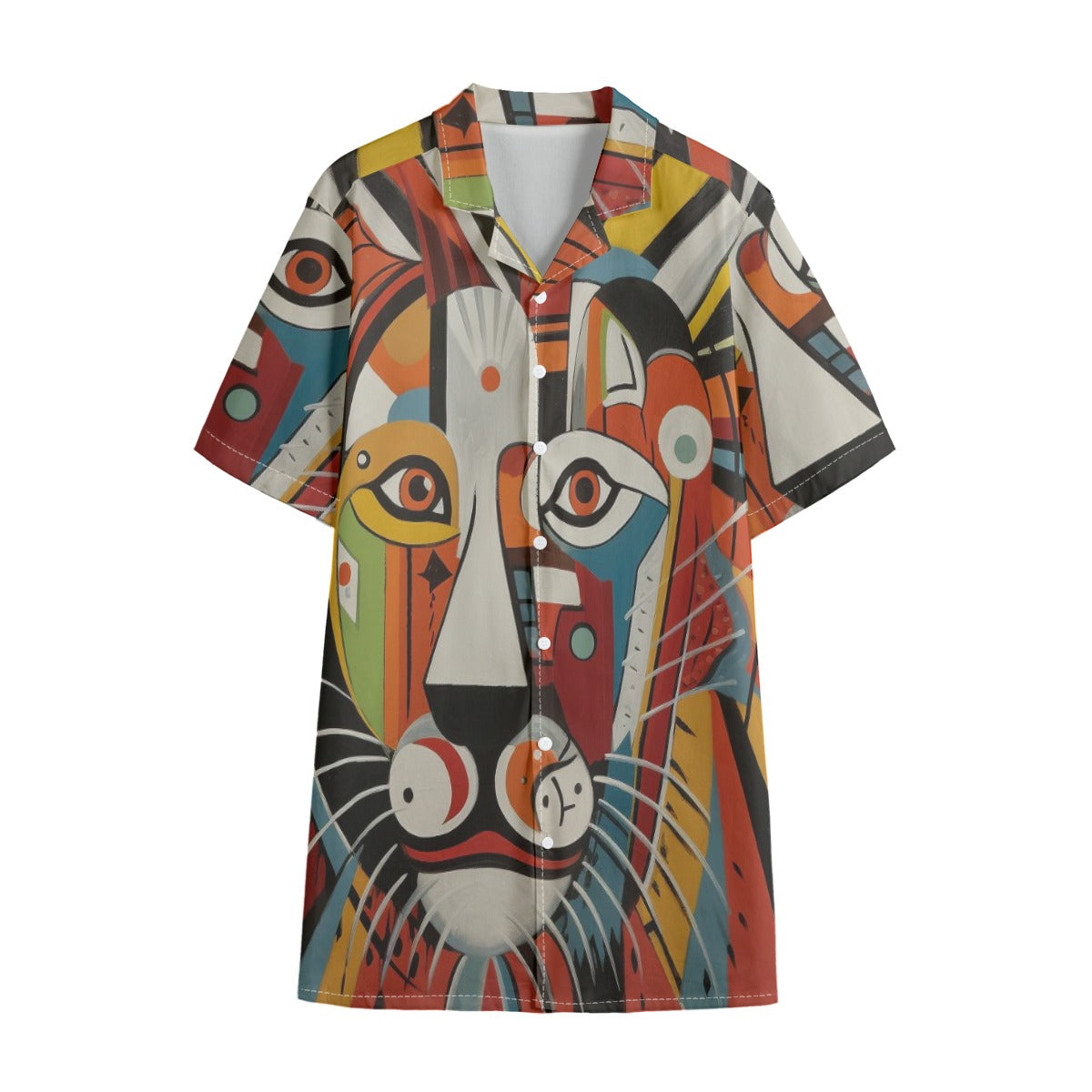 African Lion Hawaiian Shirt – All-Over Print