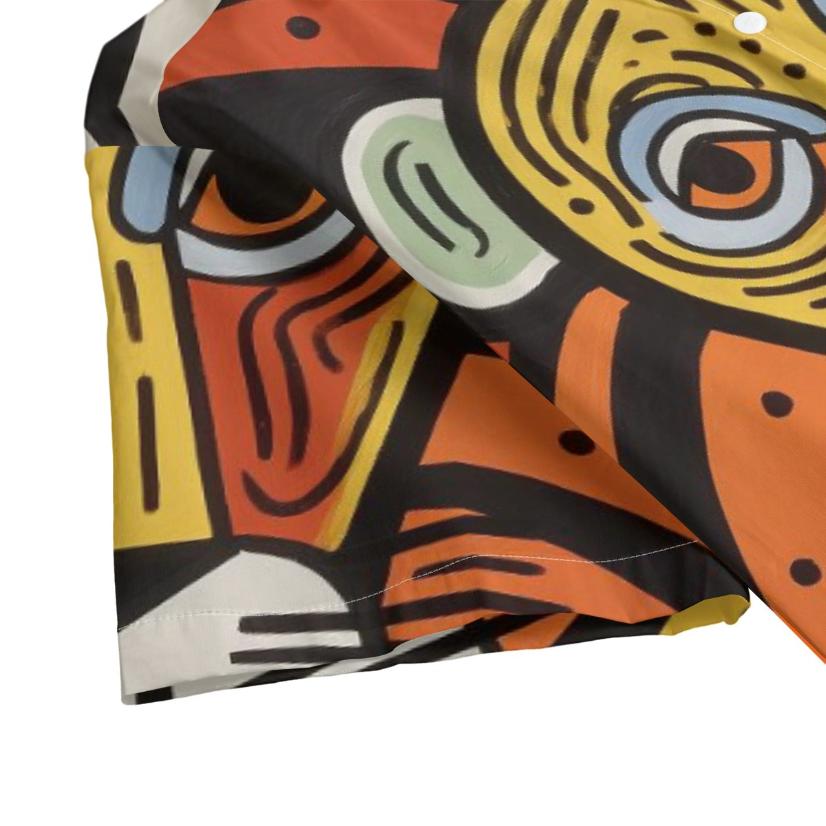 African Lion Hawaiian Shirt – All-Over Print