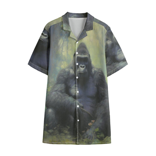 Mountain Gorilla Hawaiian Shirt – All-Over Print