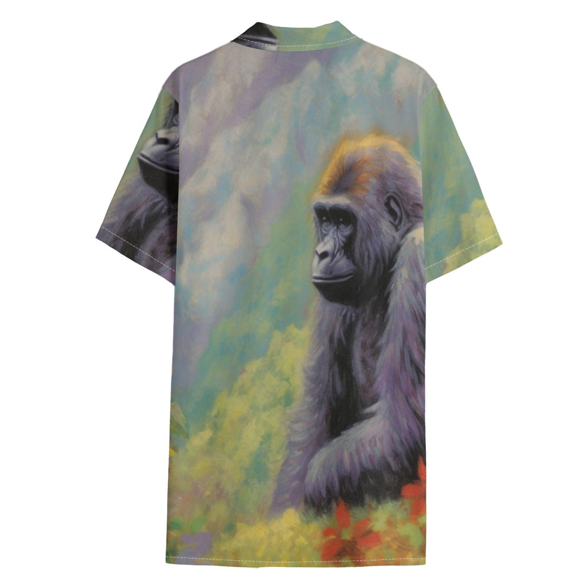 Mountain Gorilla Hawaiian Shirt – All-Over Print