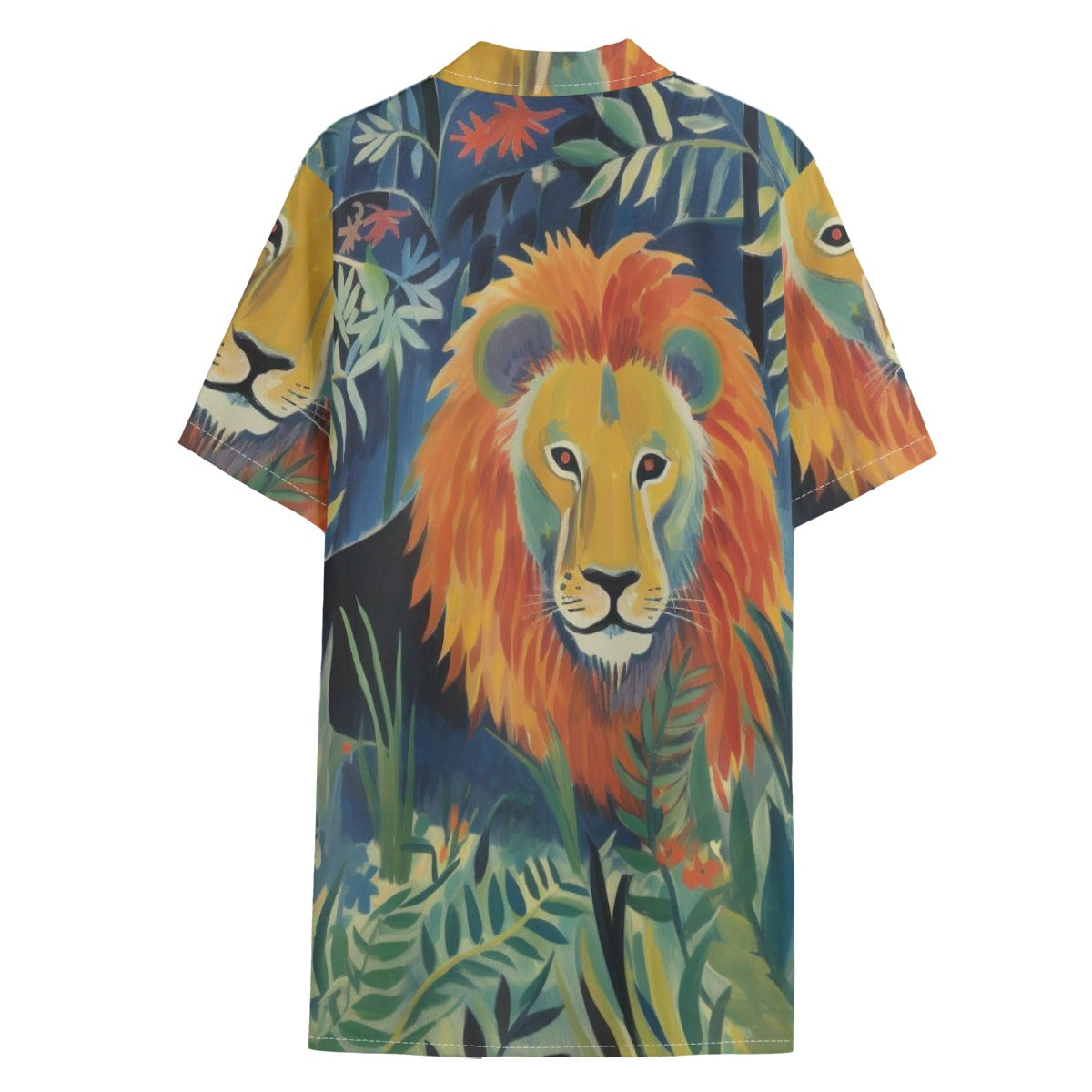 African Lion Hawaiian Shirt – All-Over Print