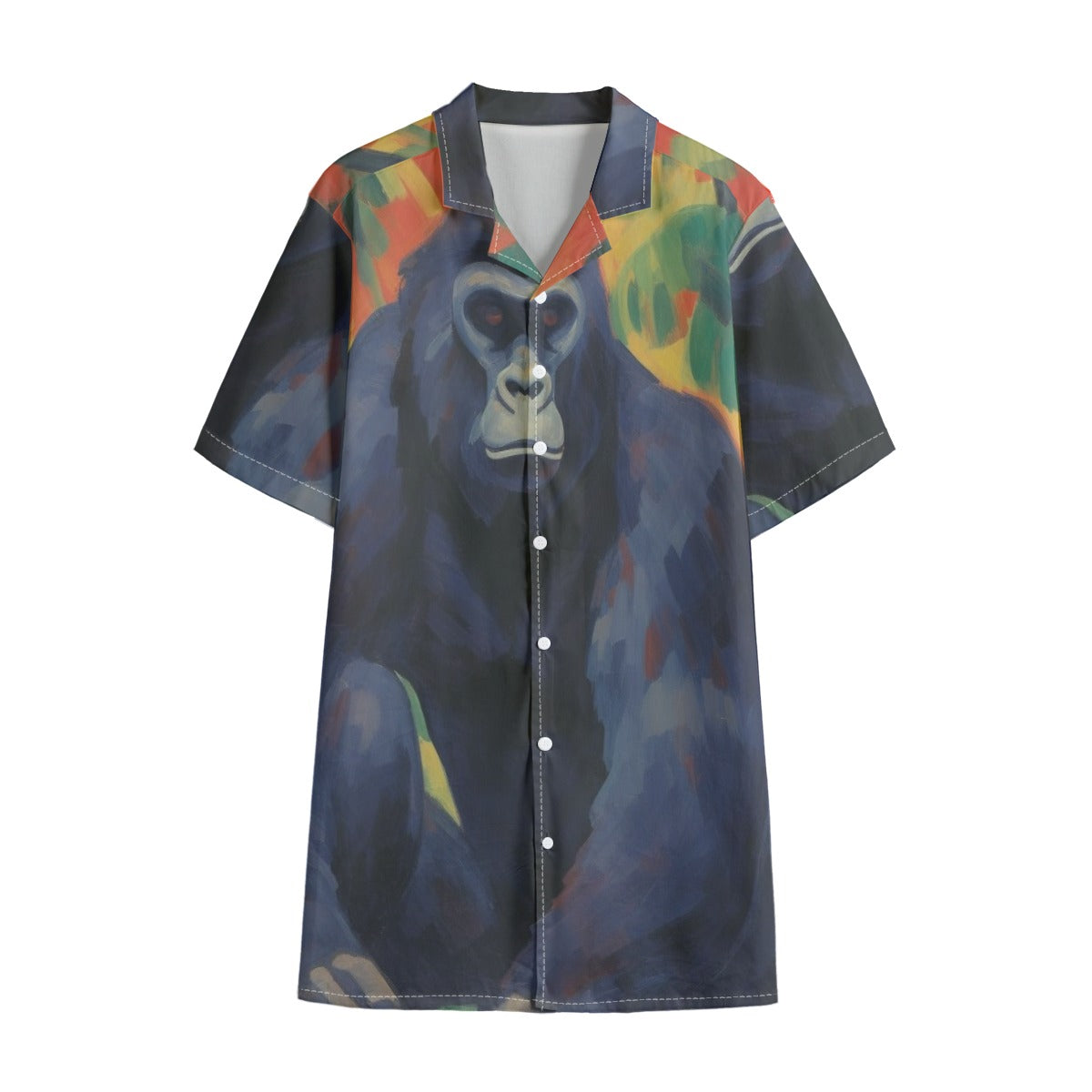 Mountain Gorilla Hawaiian Shirt – All-Over Print