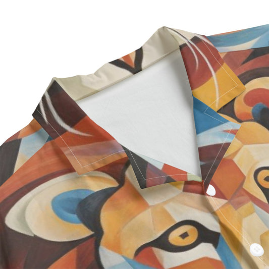 African Lion Hawaiian Shirt – All-Over Print