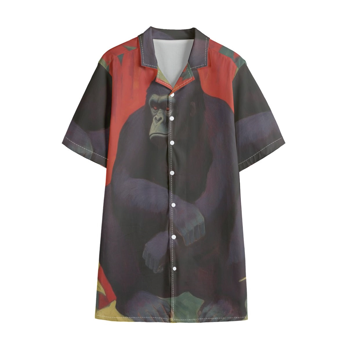 Mountain Gorilla Hawaiian Shirt – All-Over Print