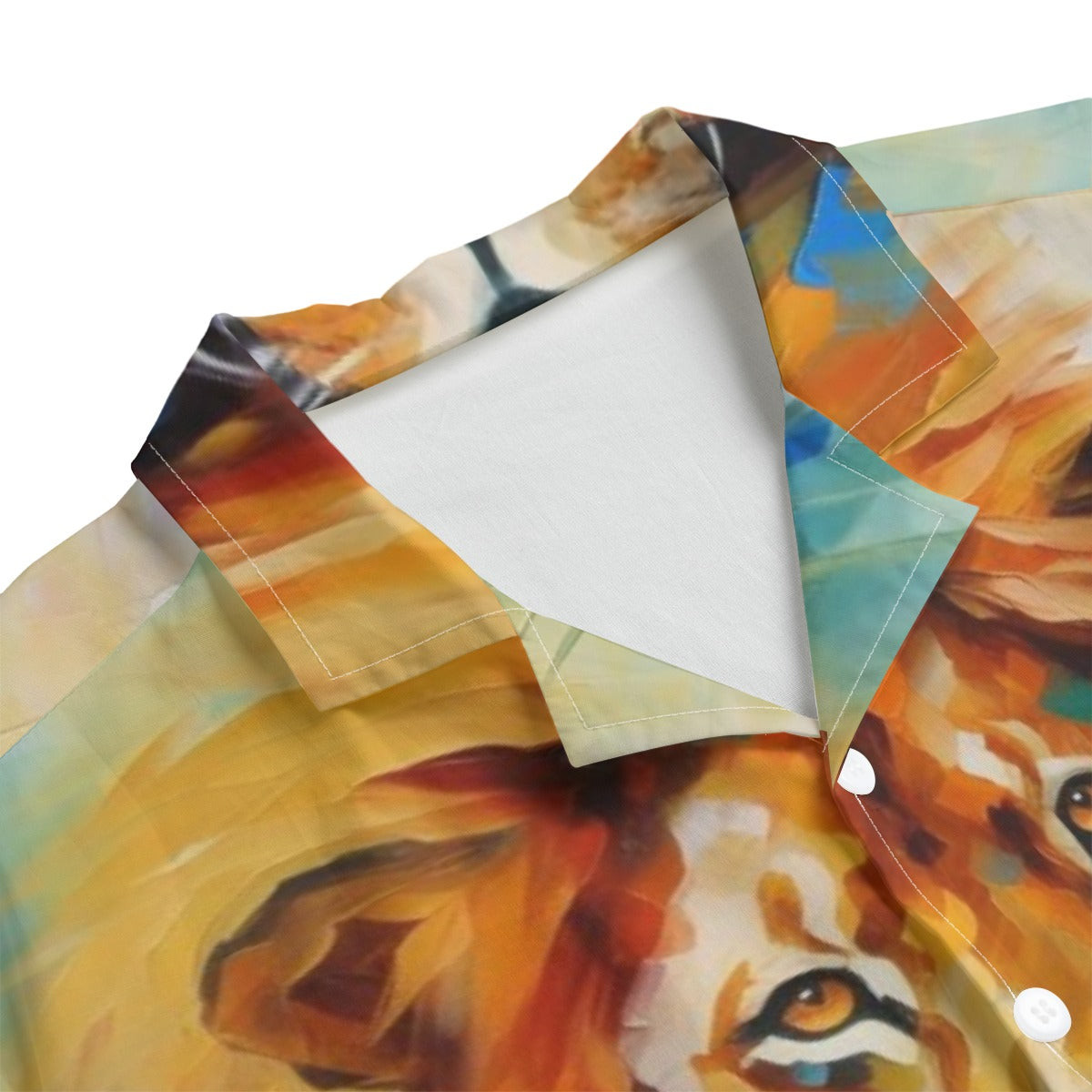 African Lion Hawaiian Shirt – All-Over Print