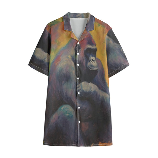 Mountain Gorilla Hawaiian Shirt – All-Over Print
