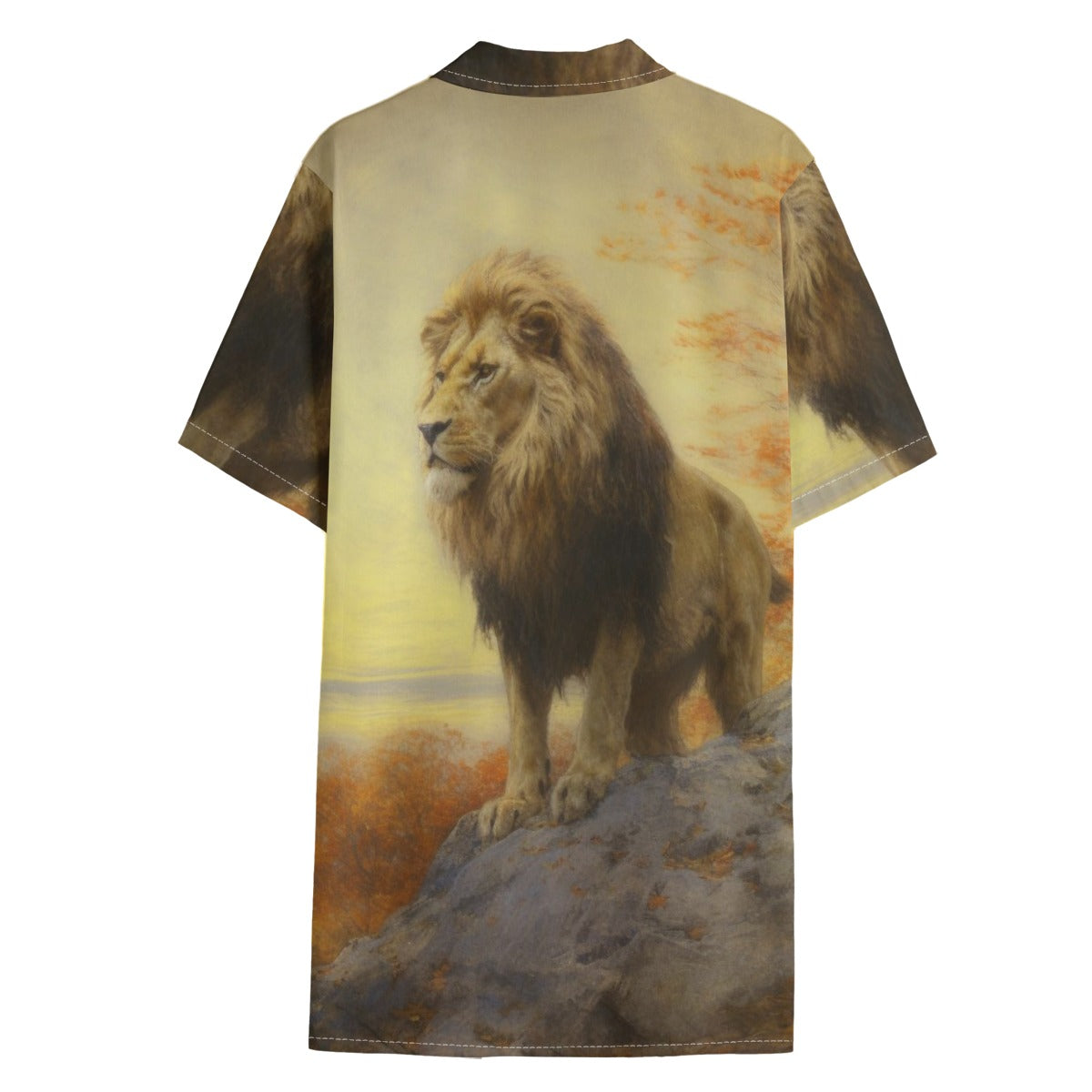African Lion Hawaiian Shirt – All-Over Print