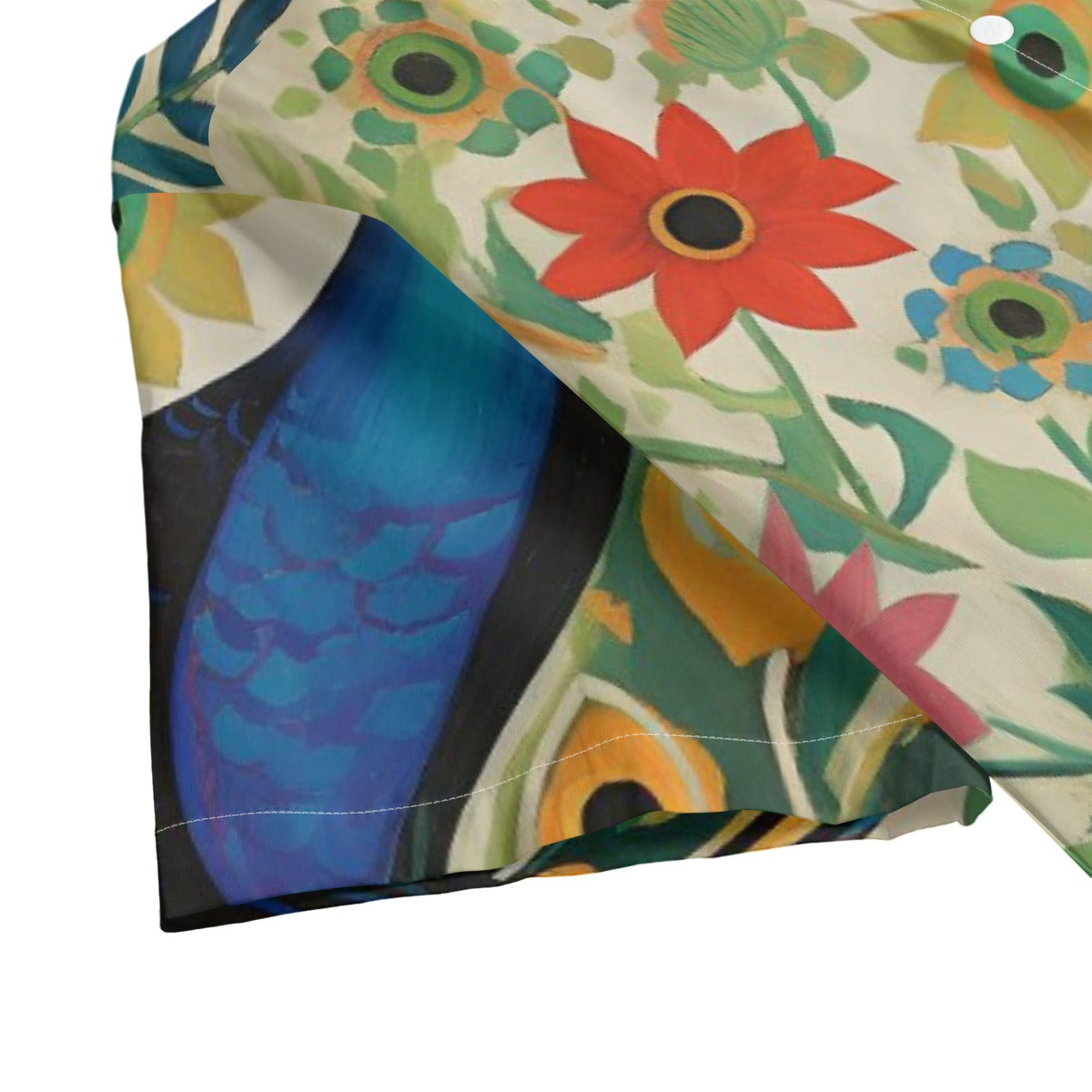 African Peacock Hawaiian Shirt – All-Over Print