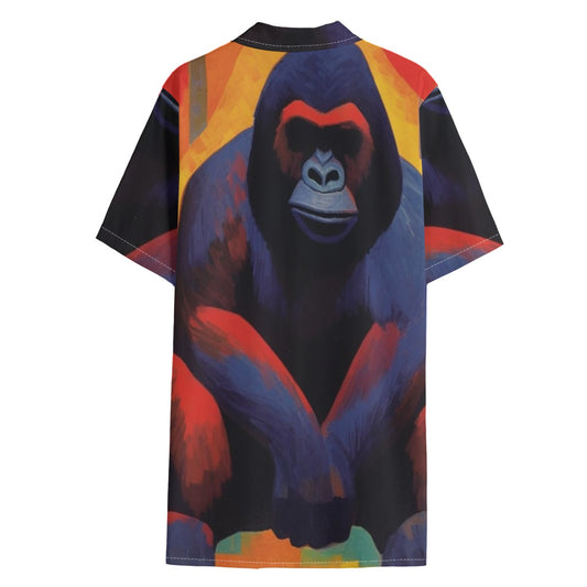 Mountain Gorilla Hawaiian Shirt – All-Over Print
