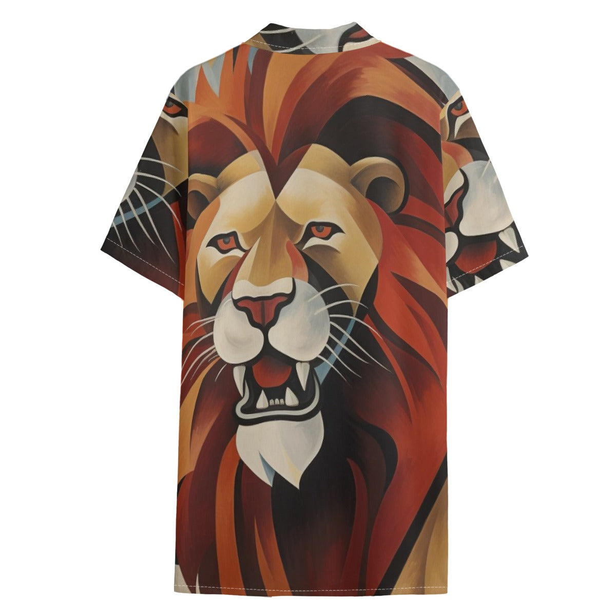 African Lion Hawaiian Shirt – All-Over Print