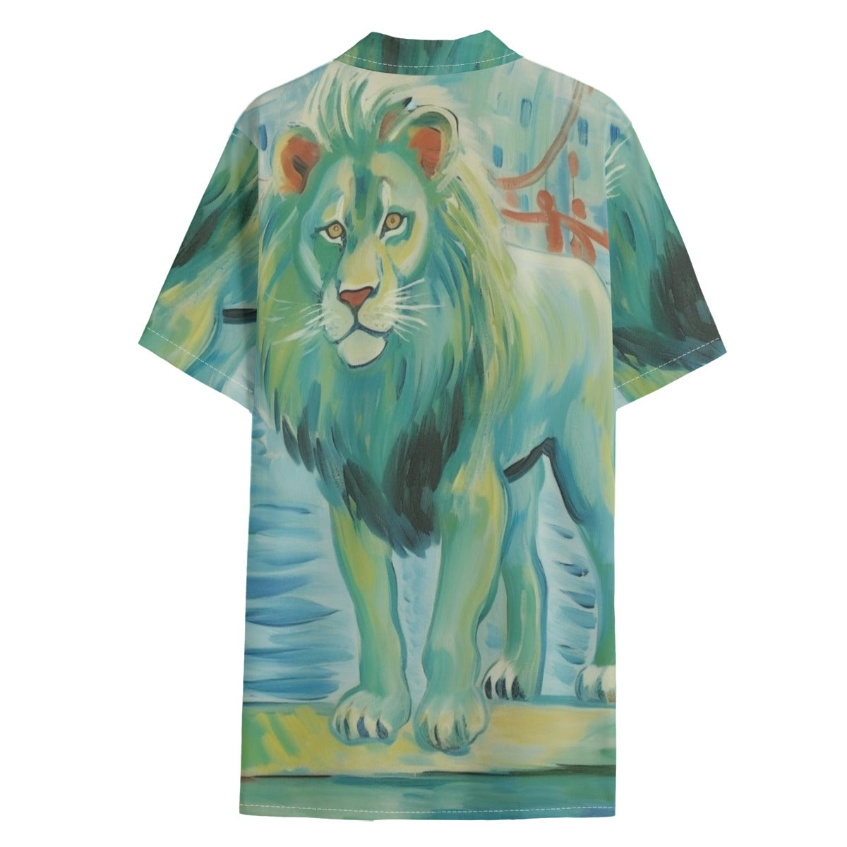 African Lion Hawaiian Shirt – All-Over Print