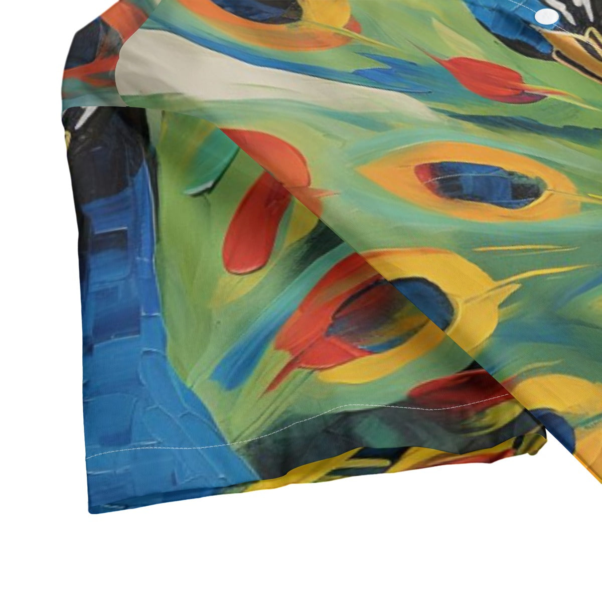 African Peacock Hawaiian Shirt – All-Over Print
