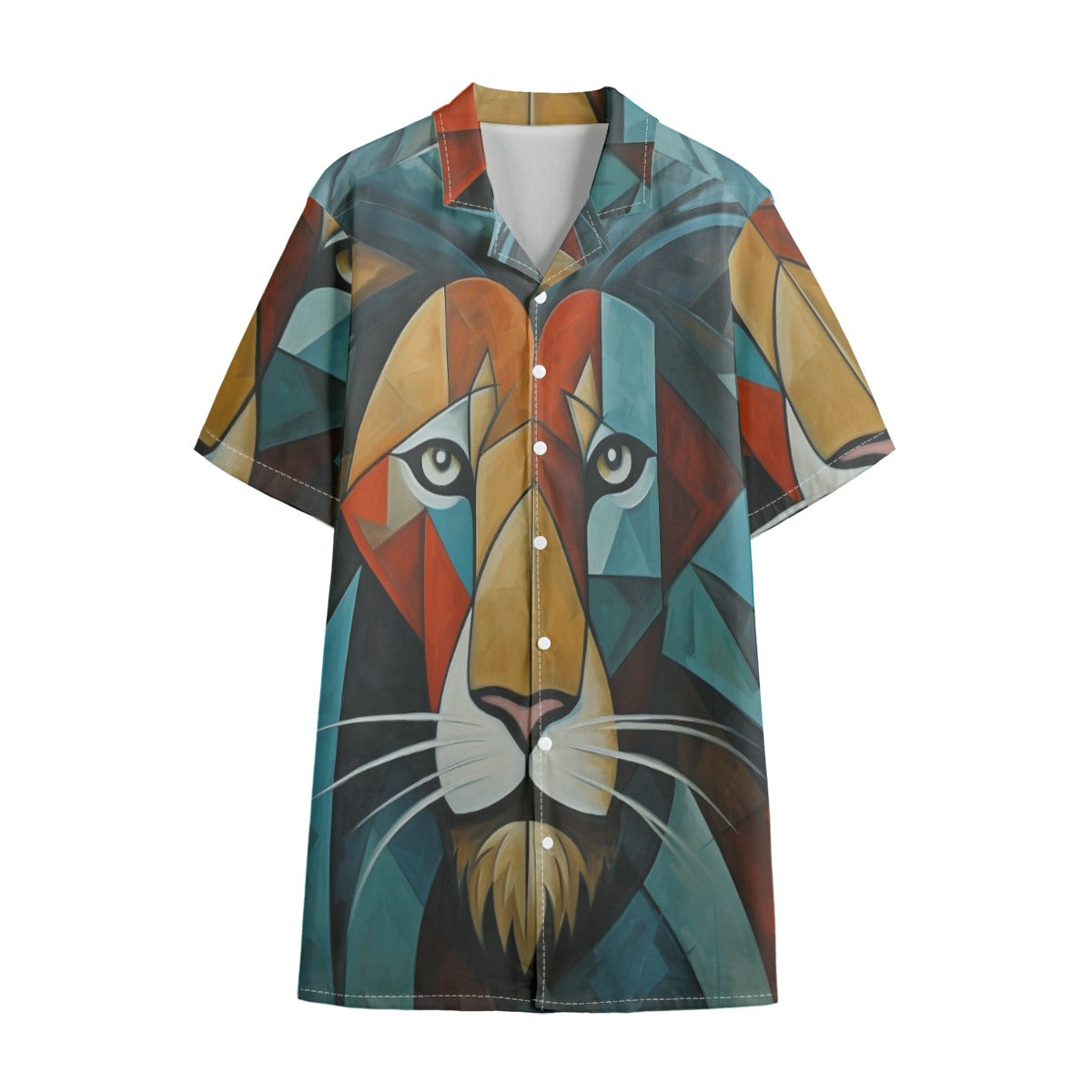 African Lion Hawaiian Shirt – All-Over Print