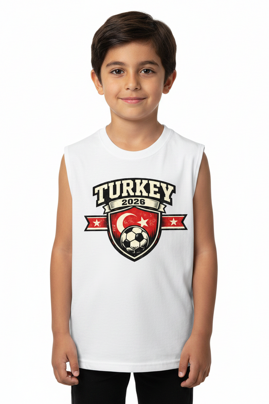 Turkiye World Cup 2026 Kids' Tank Top