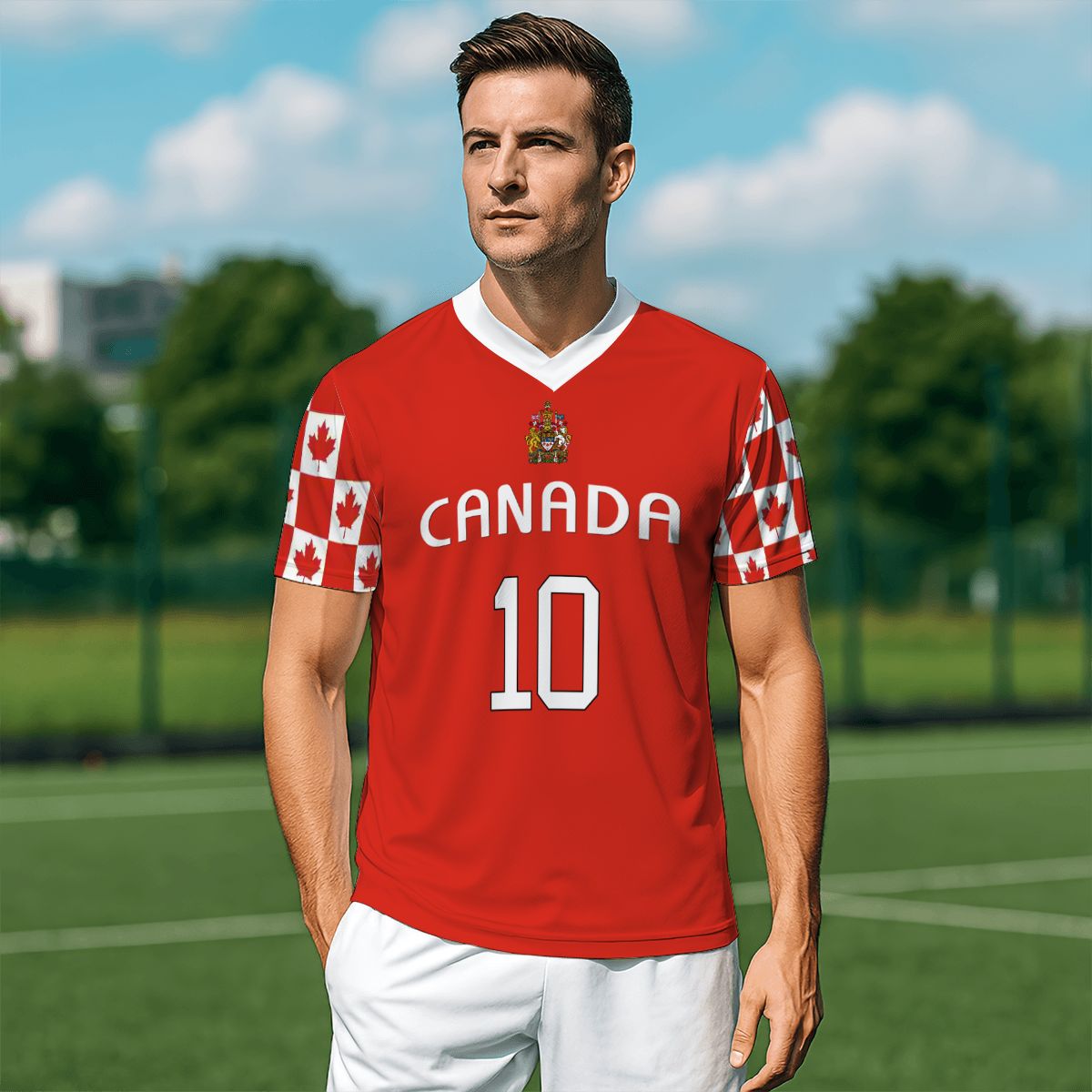Canada Soccer Jersey – FIFA World Cup 2026 | Premium Mesh Fan Kit