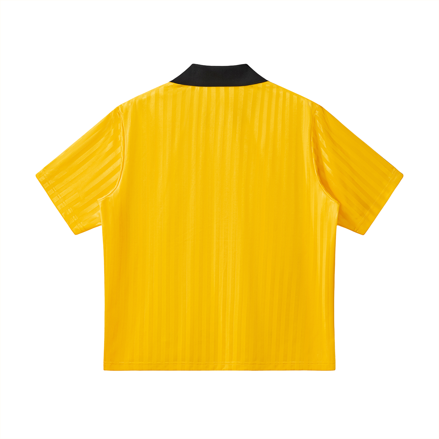 Ghana Contrast Collar Striped Soccer Jersey – Unisex Loose Fit | World Cup 2026