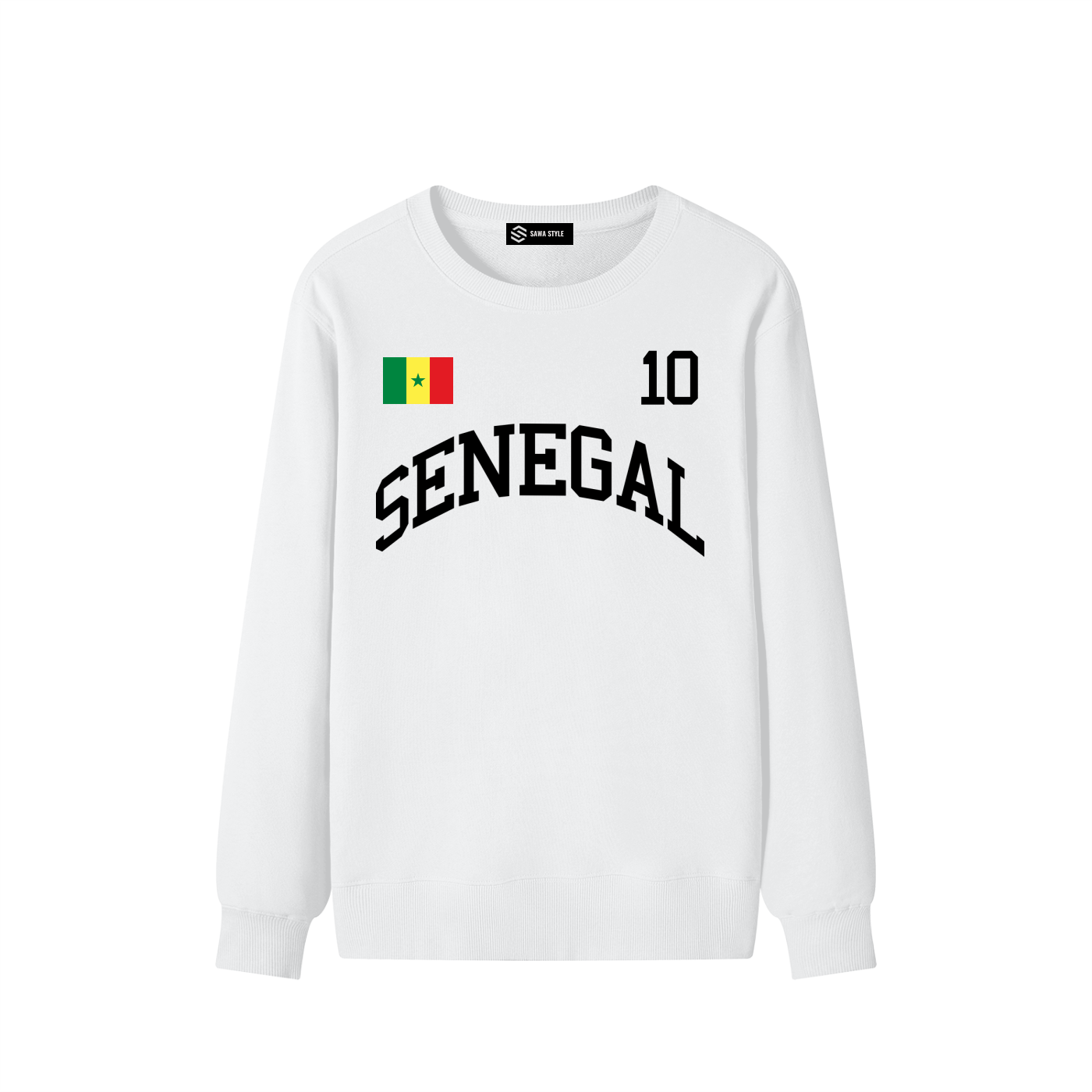 Senegal Classic Drop-Shoulder Sweatshirt – Unisex 100% Cotton